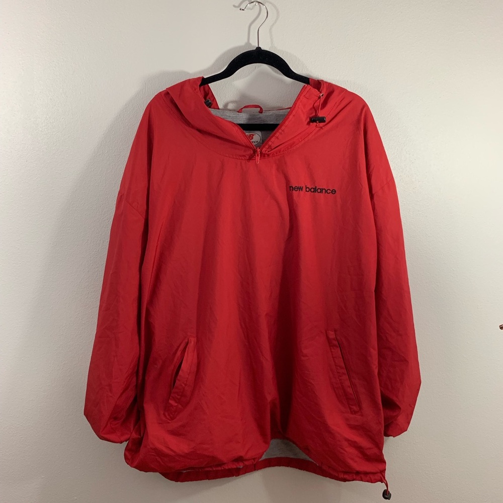New Balance Quarter Zip Hooded Windbreaker